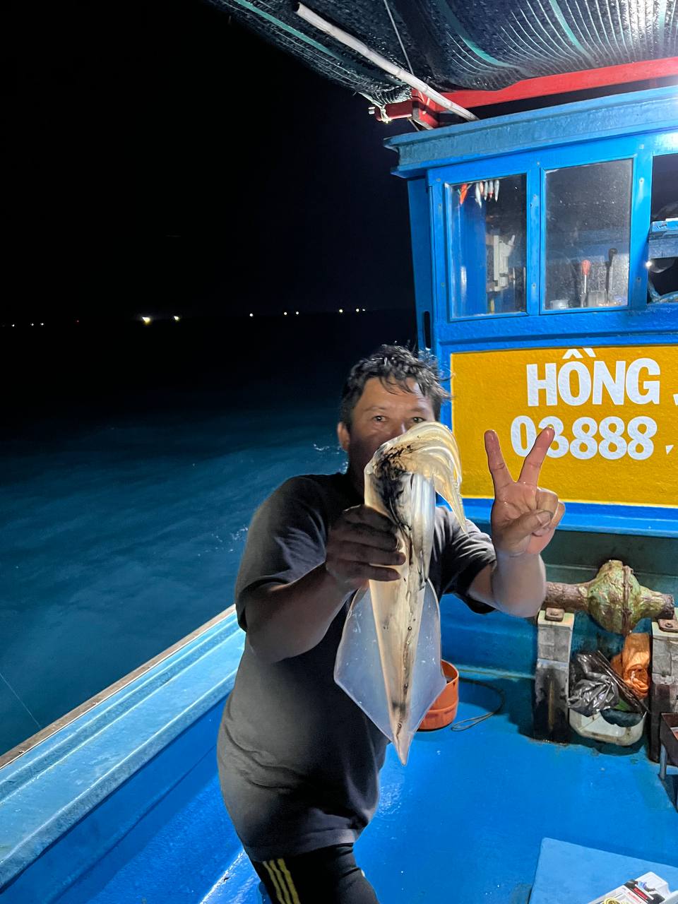 Кальмар на гриле